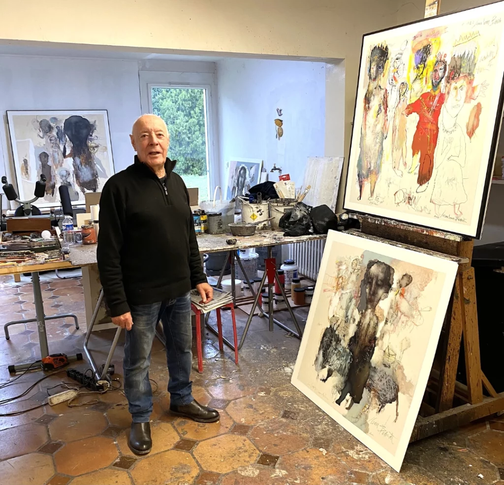 portrait de l'artiste peintre francais jean-louis bessede