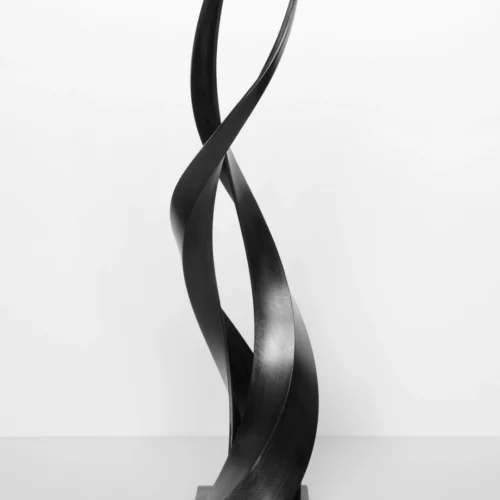 sculpture contemporaine abstraite métal par l'artiste francais francis guerrier