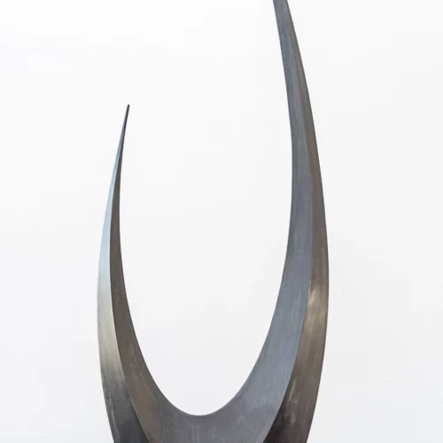 sculpture contemporaine abstraite métal par l'artiste francais francis guerrier