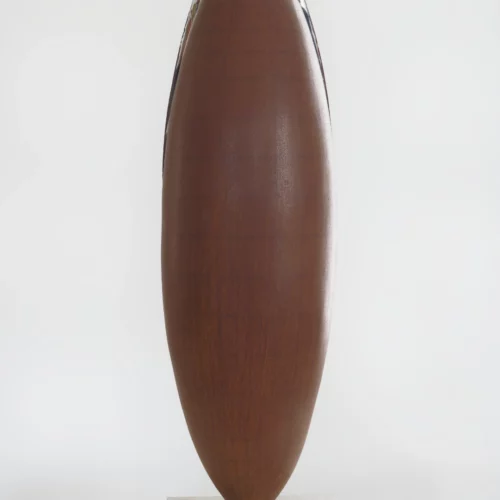 sculpture contemporaine en acier corten et inox poli miroir de felix valdelievre , disponible à la vente sur artmourier