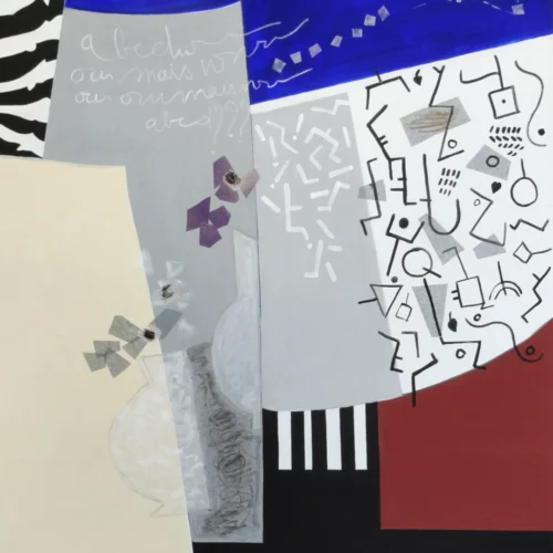 peinture contemporaine technique mixte sur toile de l'artiste peintre danielle prijikorski a decouvrir sur artmourier.com