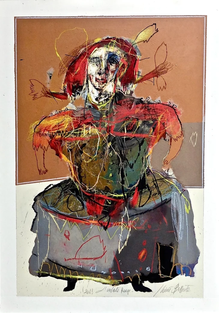 Peinture acrylique contemporaines sur l'humanité , la spiritualité, de l'artiste peintre francais jean-louis bessede