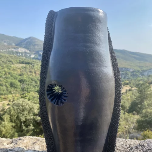 sculpture abstraite contemporaine ,ceramique de christiane filliatreau
