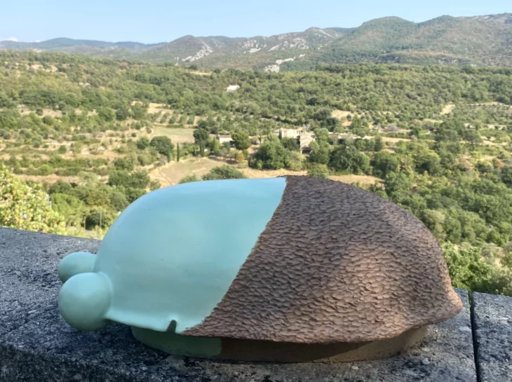 sculpture abstraite contemporaine ,ceramique de christiane filliatreau
