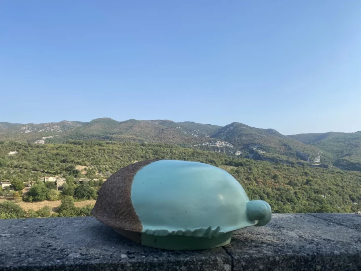 sculpture abstraite contemporaine ,ceramique de christiane filliatreau