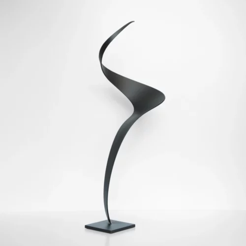 sculpture contemporaine abstraite métal par l'artiste francais francis guerrier
