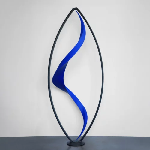 sculpture contemporaine abstraite métal par l'artiste francais francis guerrier