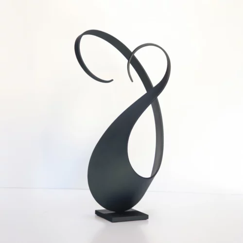 sculpture contemporaine abstraite métal par l'artiste francais francis guerrier