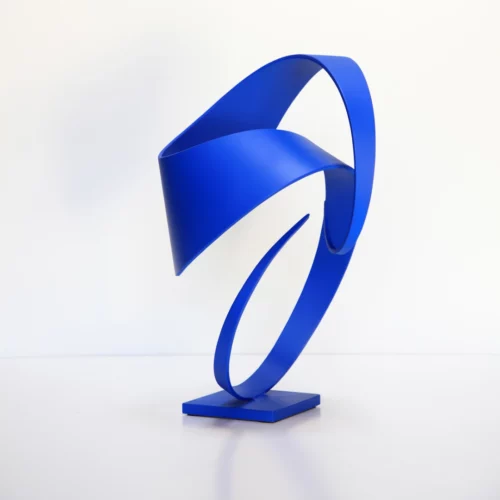 sculpture contemporaine abstraite métal par l'artiste francais francis guerrier