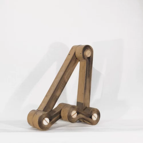 sculpture contemporaine en compression de papier kraft de jean-francois auber disponible a la vente sur artmourier.com