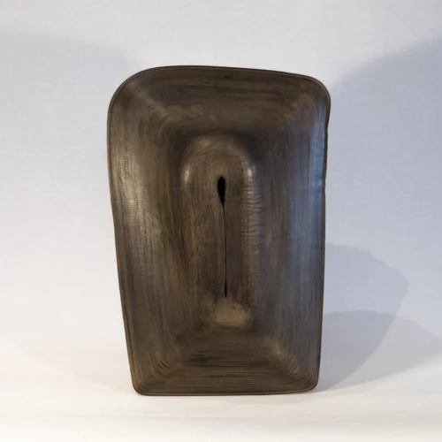 sculpture contemporaine en compression de papier kraft de jean-francois auber disponible a la vente sur artmourier.com