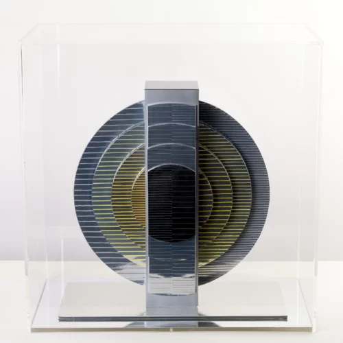 sculpture contemporaine en carton et papier, decoupe à la main de l artiste francoise luciani a acheter chez artmourier.com