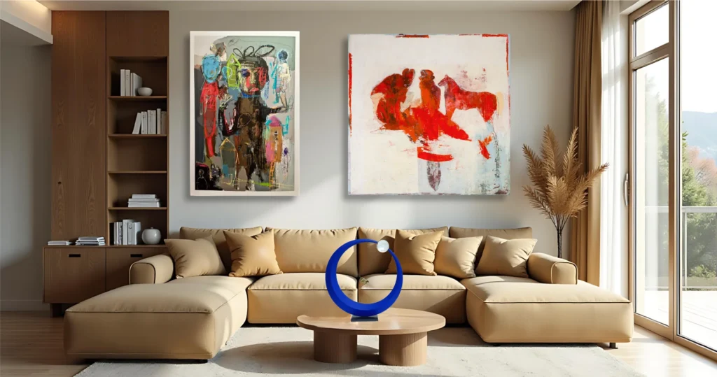 peintures presentees par la galerie art mourier