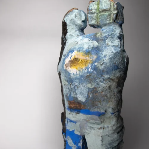 ceramique contemporaine en gres emaille de melanie duchaussoy en vente a la galerie art mourier