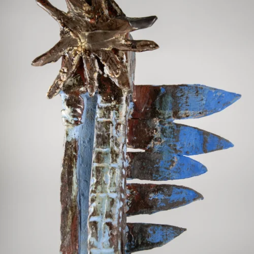 ceramique contemporaine en gres emaille de melanie duchaussoy en vente a la galerie art mourier