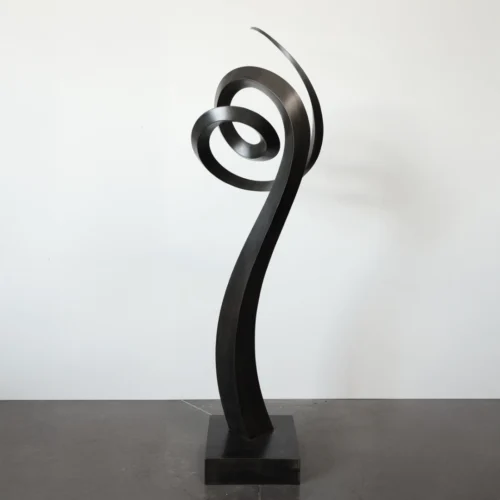 sculpture contemporaine abstraite métal par l'artiste francais francis guerrier en vente sur artmourier.com