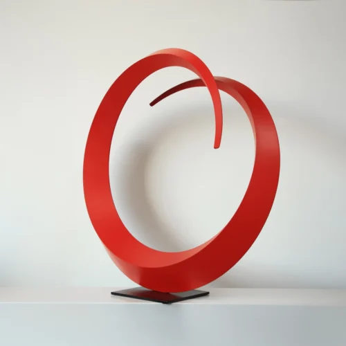 sculpture contemporaine abstraite métal par l'artiste francais francis guerrier en vente sur artmourier.com