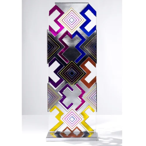 sculpture contemporaine découpe manuelle, collage papiers sur carton plume de françoise luciani , a acheter sur artmourier.com