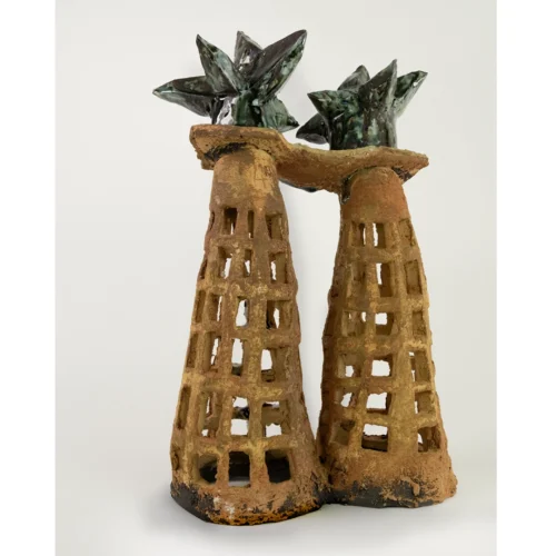 ceramique contemporaine en gres emaille de melanie duchaussoy en vente a la galerie art mourier
