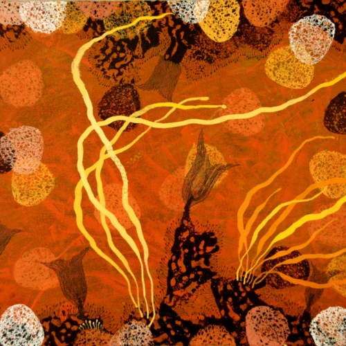tableau contemporain acrylique couleur vive sur toile de l'artiste espagnol enrique mestre-jaime