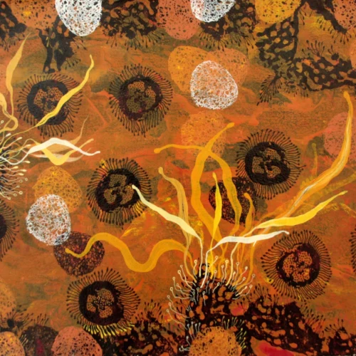 tableau contemporain acrylique couleur vive sur toile de l'artiste espagnol enrique mestre-jaime